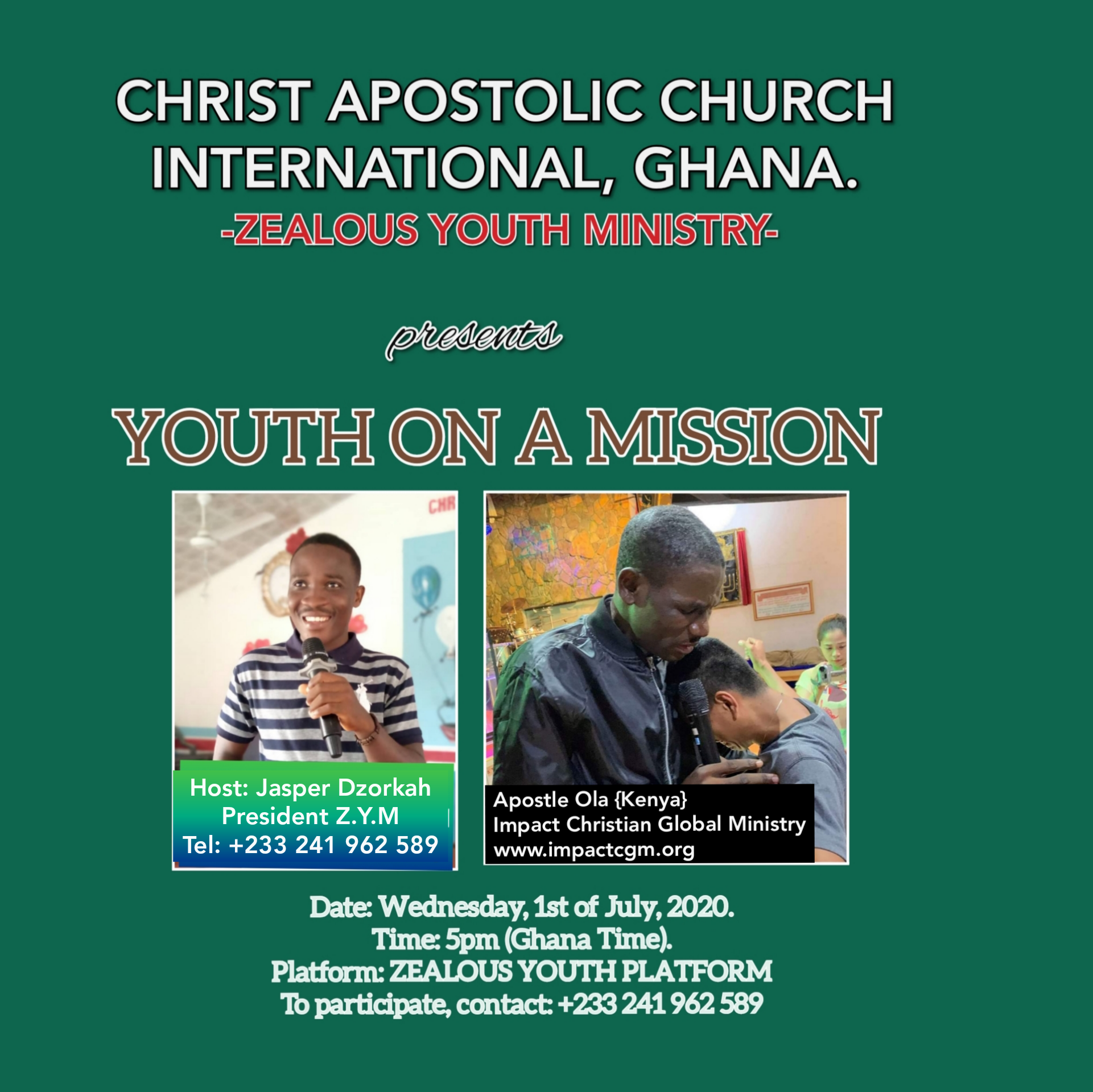 Read more about the article YOUTH ON A MISSION