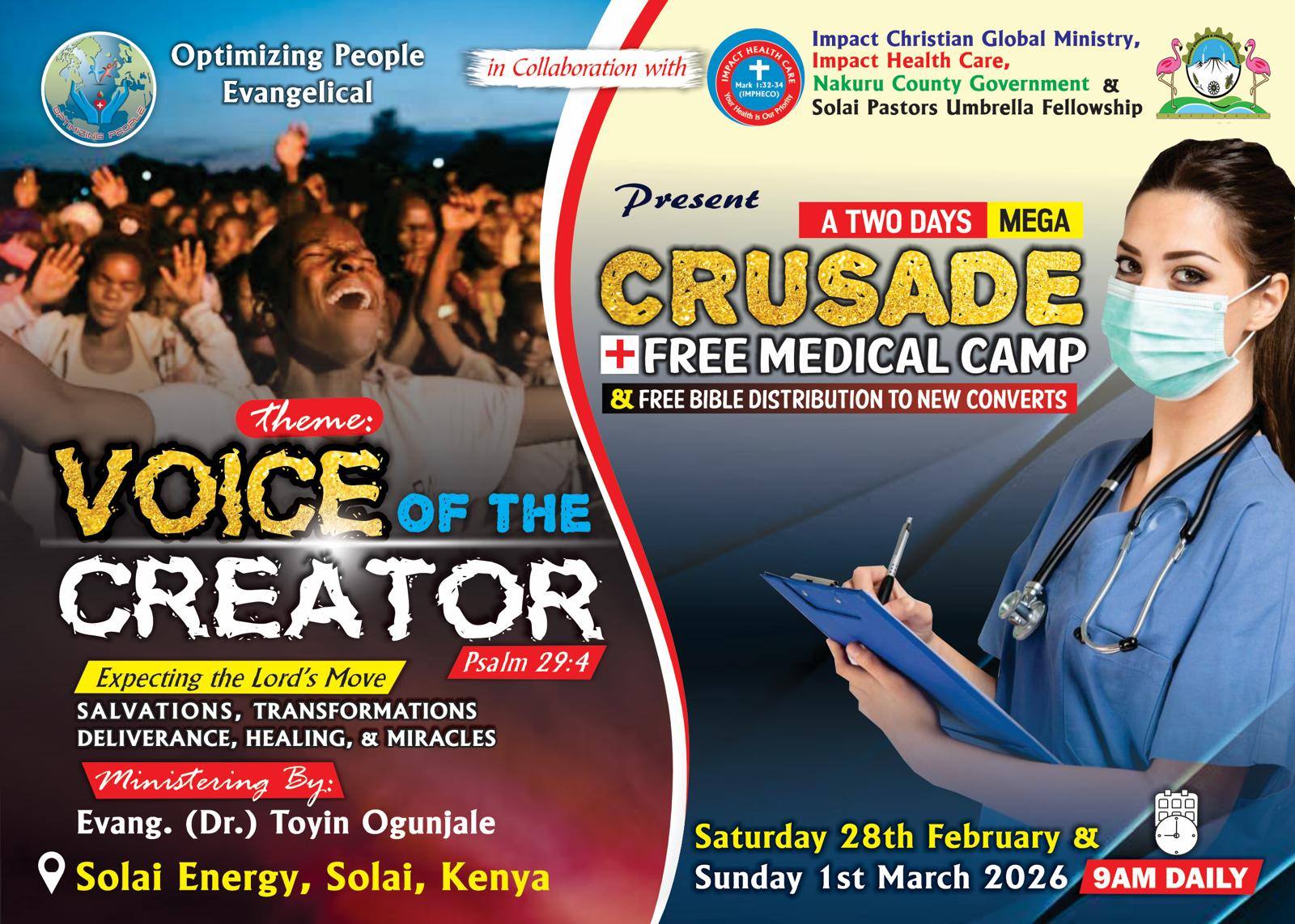 You are currently viewing MEDICAL OUTREACH, AND CRUSADES IN SOLAI-NAKURU, KISII COUNTY, AND KAJIADO COUNTY