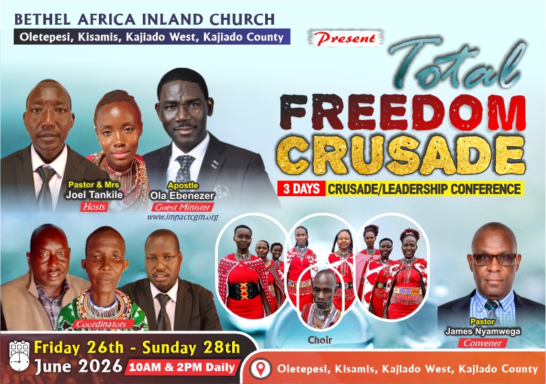 You are currently viewing TOTAL FREEDOM CRUSADE, Maasai Land, KAJIADO WEST, KAJIADO COUNTY
